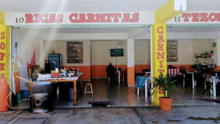 Fotografia tomada fuera de Carnitas tezontepecanas - Tienda naturista en Pachuca de Soto, Hgo.