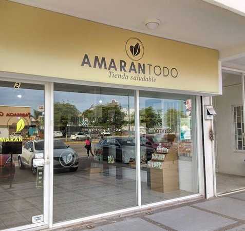 Fotografia tomada fuera de Amarantodo - Tienda de alimentos orgánicos en Culiacán Rosales, Sin.